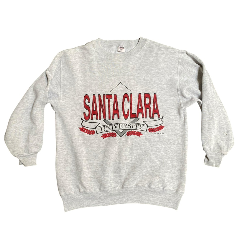 Vintage 1986 Santa Clara University H. Wolf & Sons Sweater Size Medium